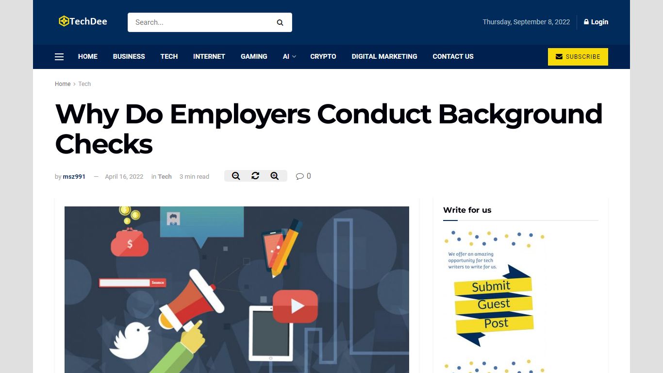 Why Do Employers Conduct Background Checks - Techdee